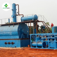 waste oil distillation machine with 8 patents and 85~90% oil yield
